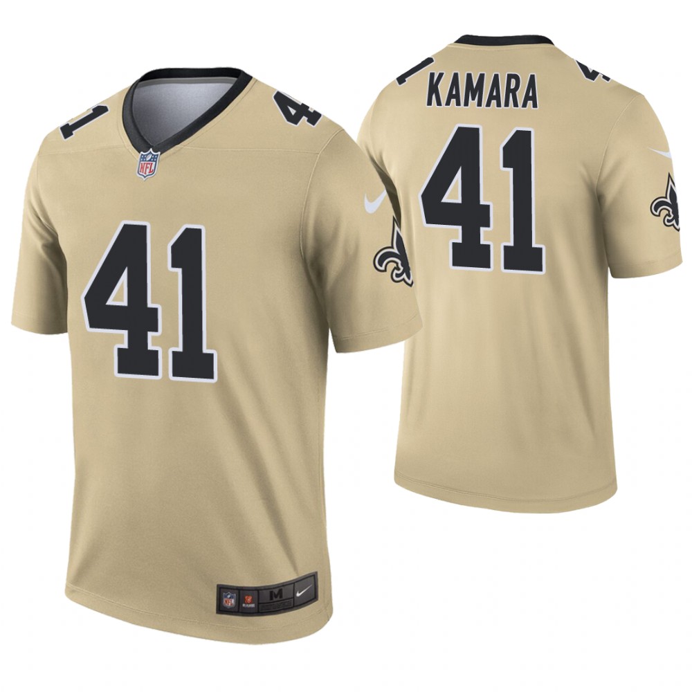 Youth New Orleans Saints #41 Kamara Yellow Nike Vapor Untouchable Limited NFL Jersey